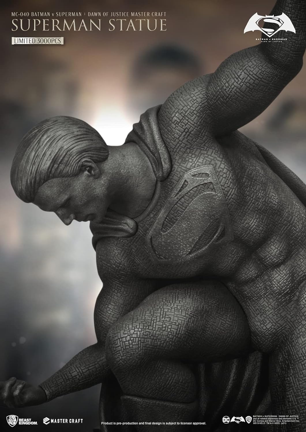 Batman VS Superman - Superman Dawn of Justice 1/4 - Edition Limitée Master Craft MC-040
