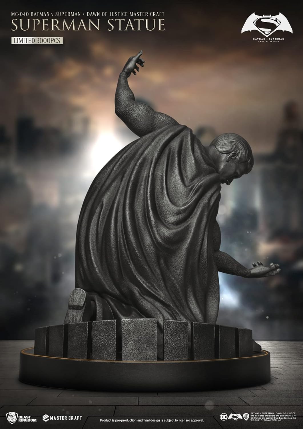 Batman VS Superman - Superman Dawn of Justice 1/4 - Edition Limitée Master Craft MC-040