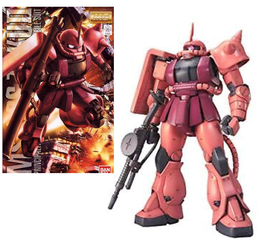 GUNDAM - Model Kit - MG 1/100 - MS-06S Char's Zaky Ver. 2.0