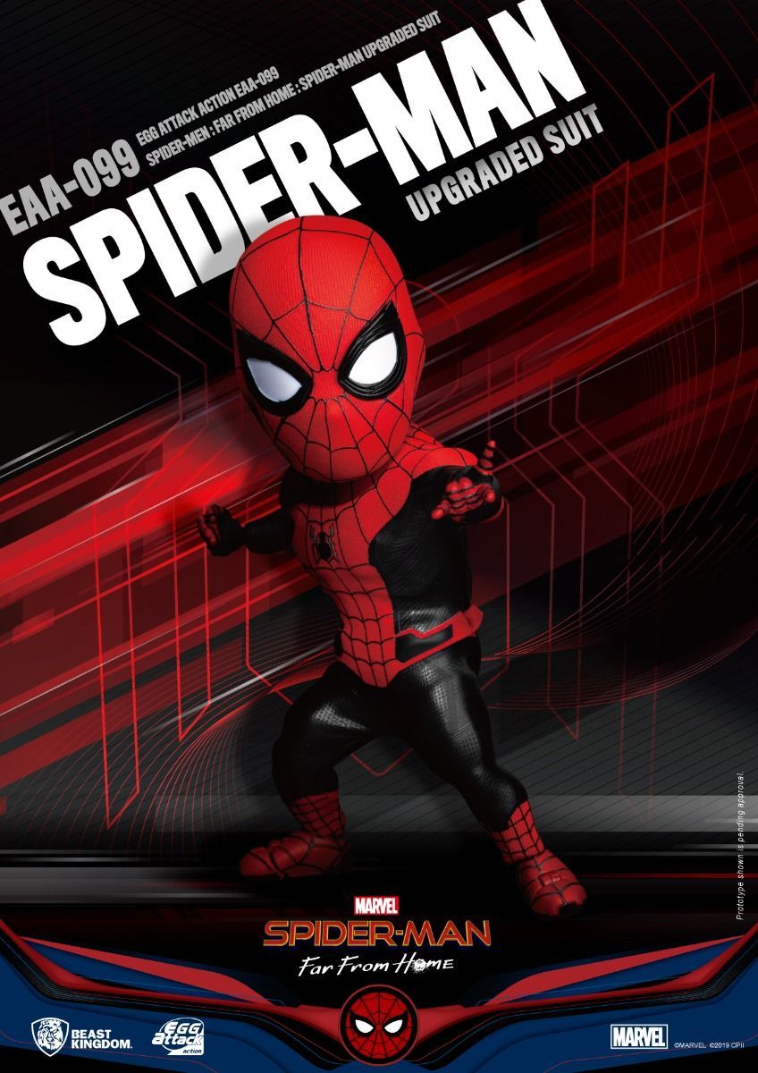 MARVEL - Spider-Man : Far From Home Upgraded Suit - Egg Attack Action