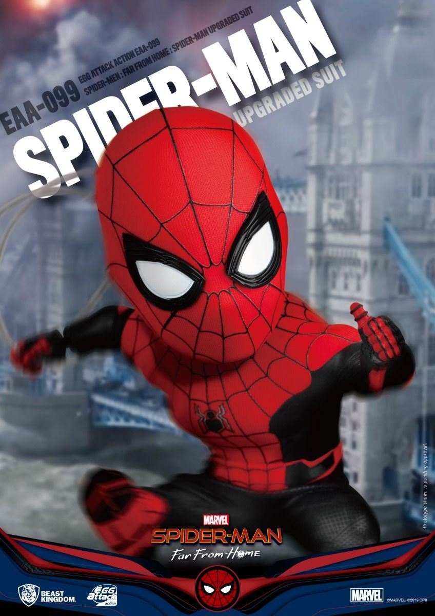 MARVEL - Spider-Man : Far From Home Upgraded Suit - Egg Attack Action