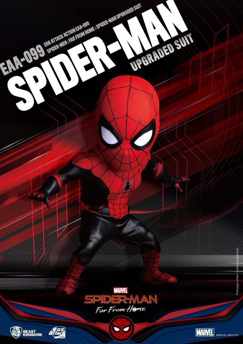 MARVEL - Spider-Man : Far From Home Upgraded Suit - Egg Attack Action