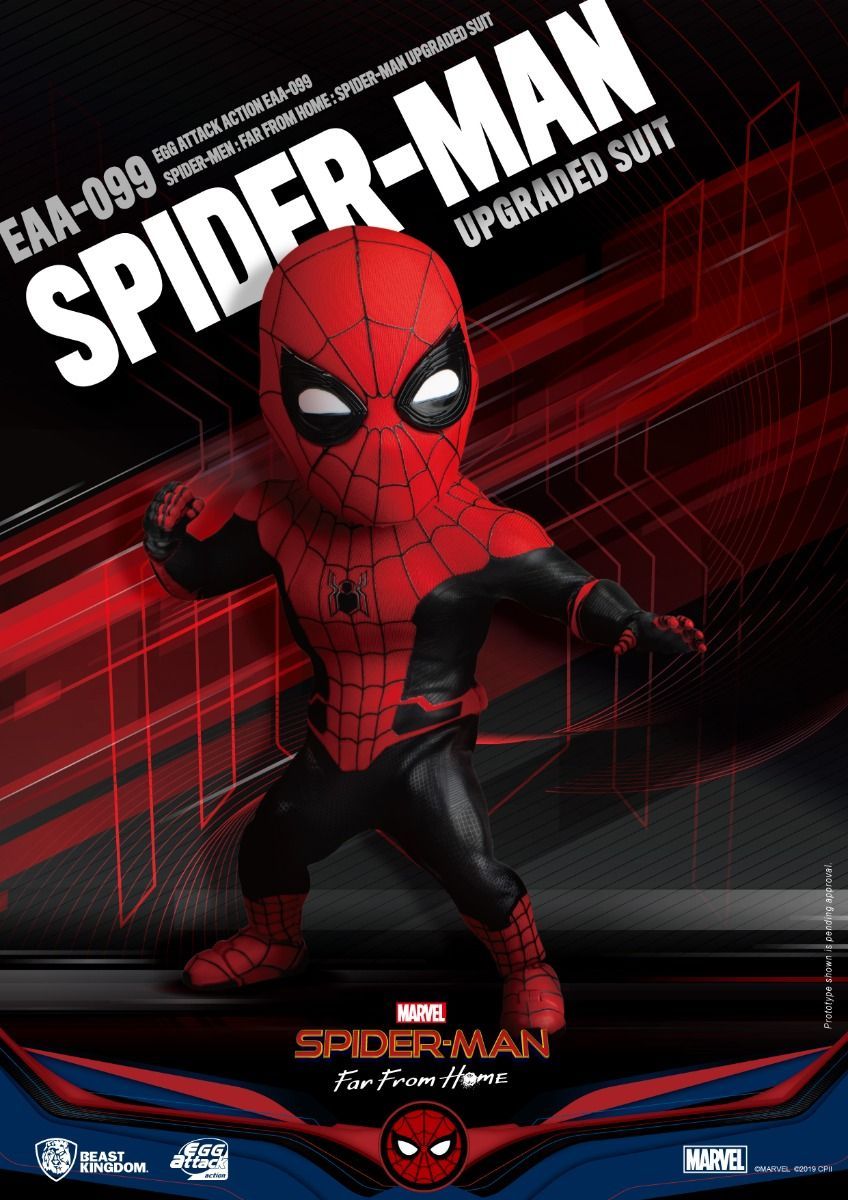 MARVEL - Spider-Man : Far From Home Upgraded Suit - Egg Attack Action