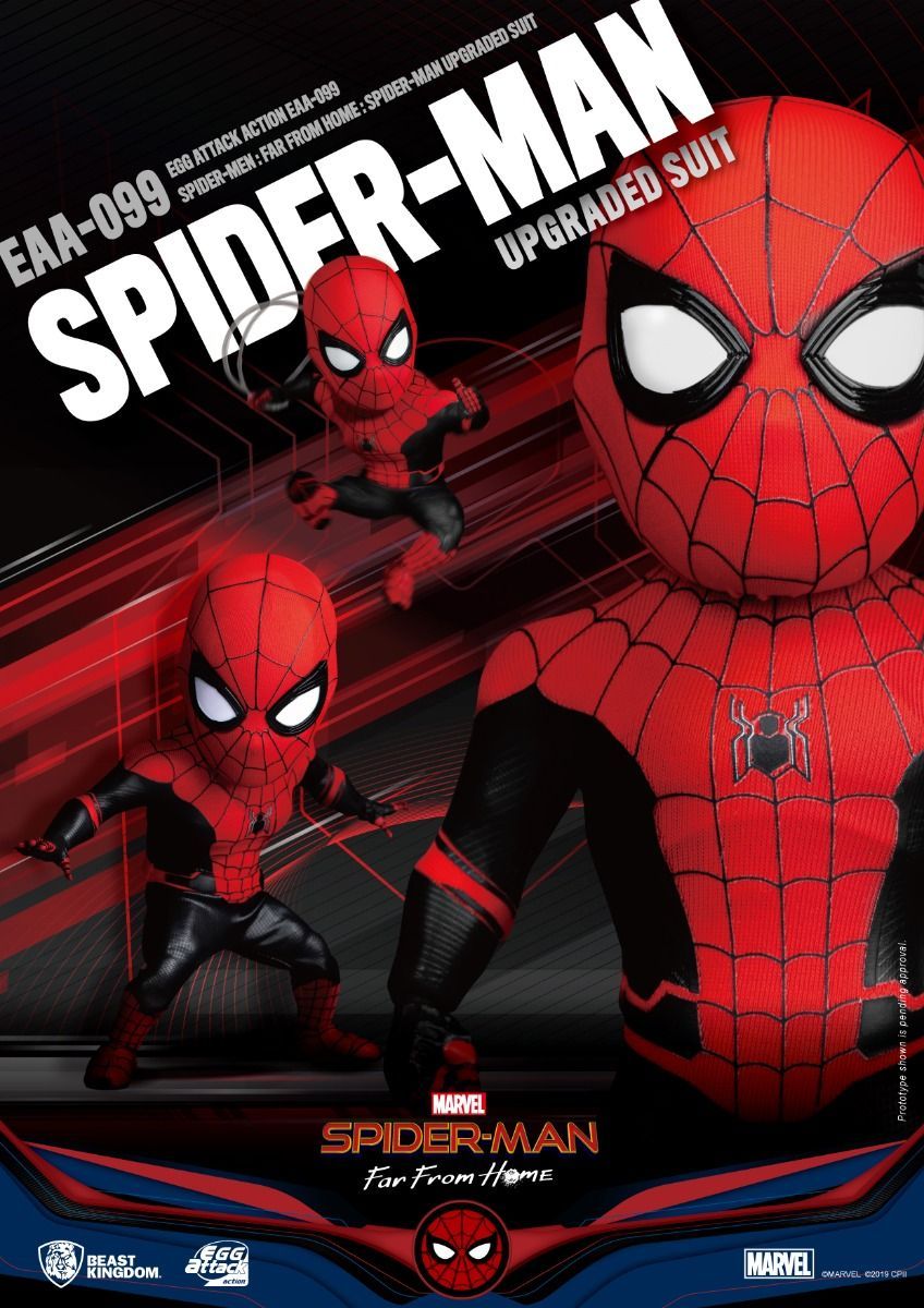 MARVEL - Spider-Man : Far From Home Upgraded Suit - Egg Attack Action