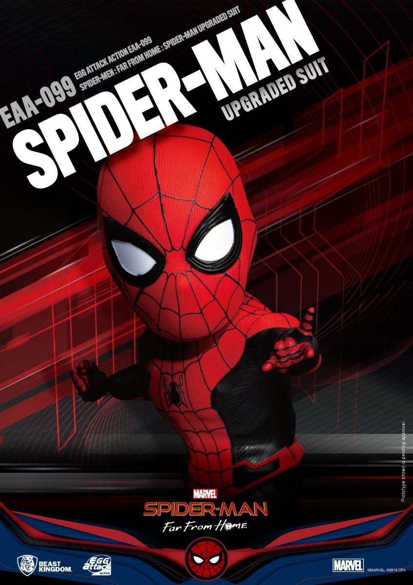 MARVEL - Spider-Man : Far From Home Upgraded Suit - Egg Attack Action
