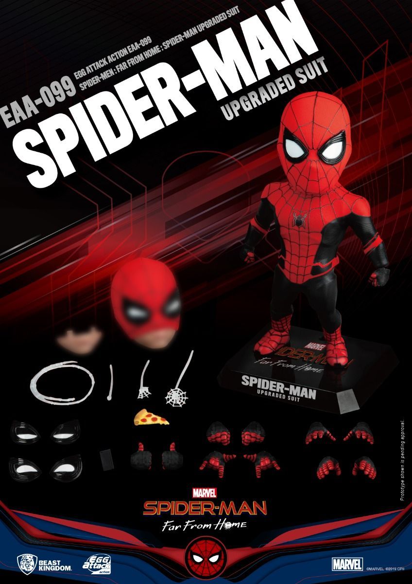 MARVEL - Spider-Man : Far From Home Upgraded Suit - Egg Attack Action