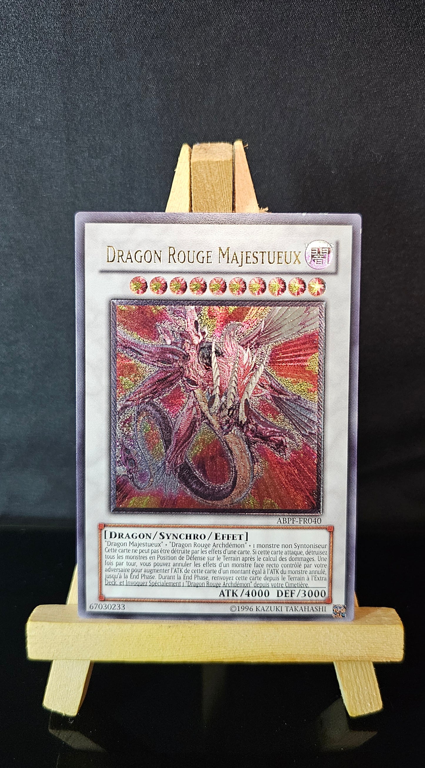 Yu-Gi-Oh! - Dragon Rouge Majestueux - ABPF-FR040