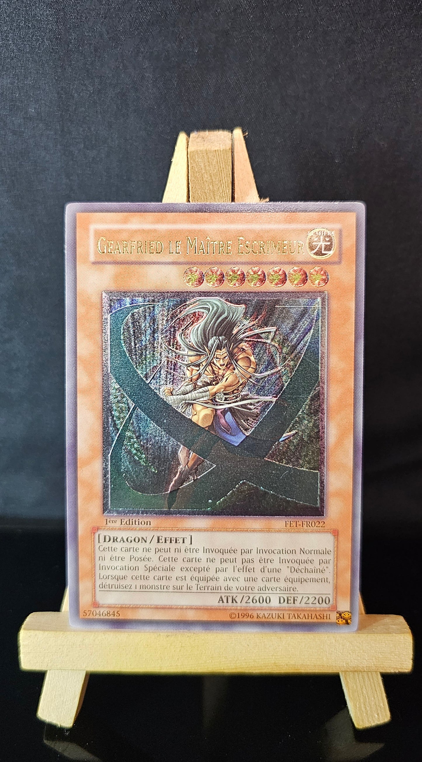 Yu-Gi-Oh! - Gearfried Le Maître Escrimeur - FET-FR022 - FR - 1ère Edition