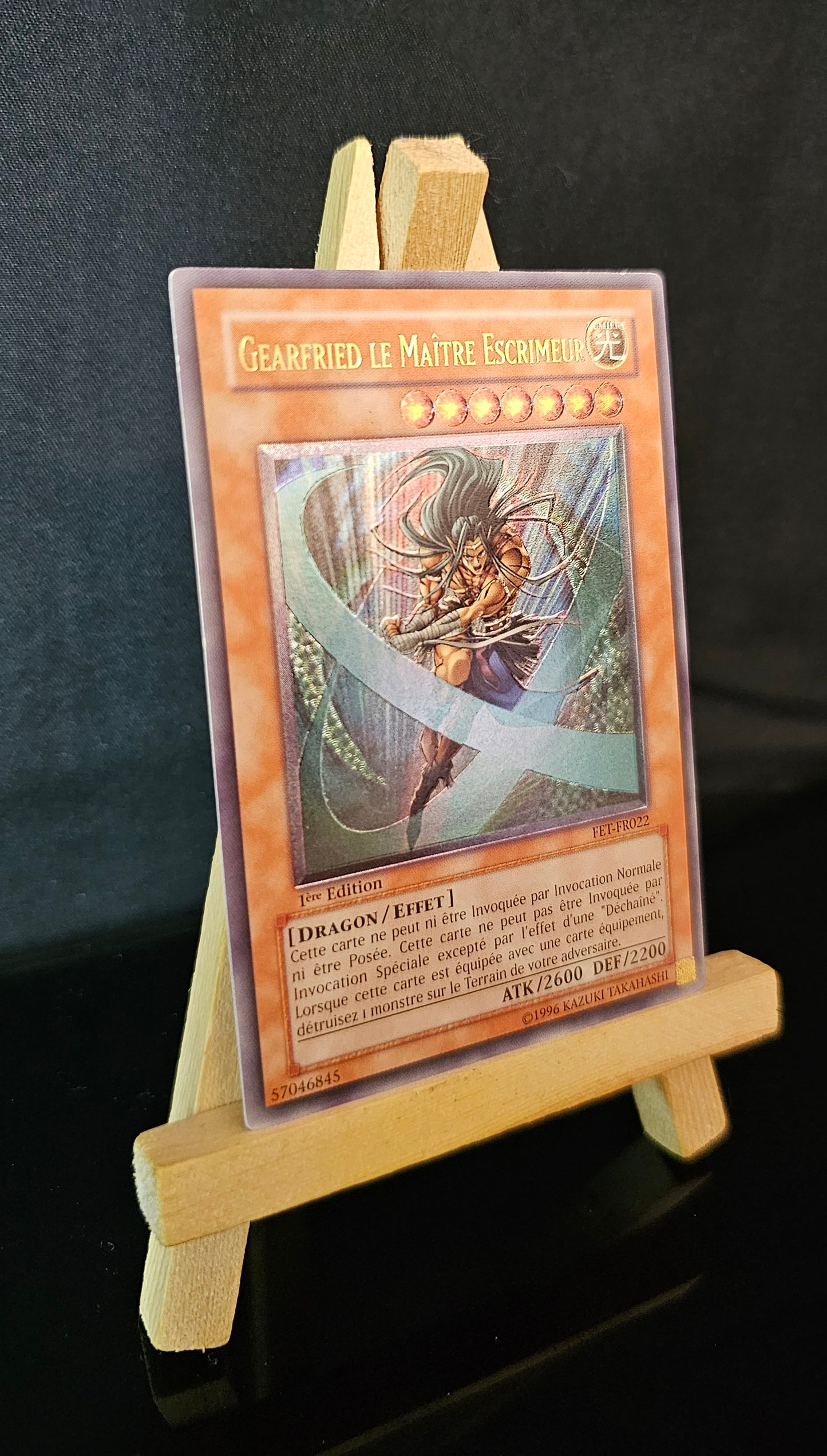 Yu-Gi-Oh! - Gearfried Le Maître Escrimeur - FET-FR022 - FR - 1ère Edition