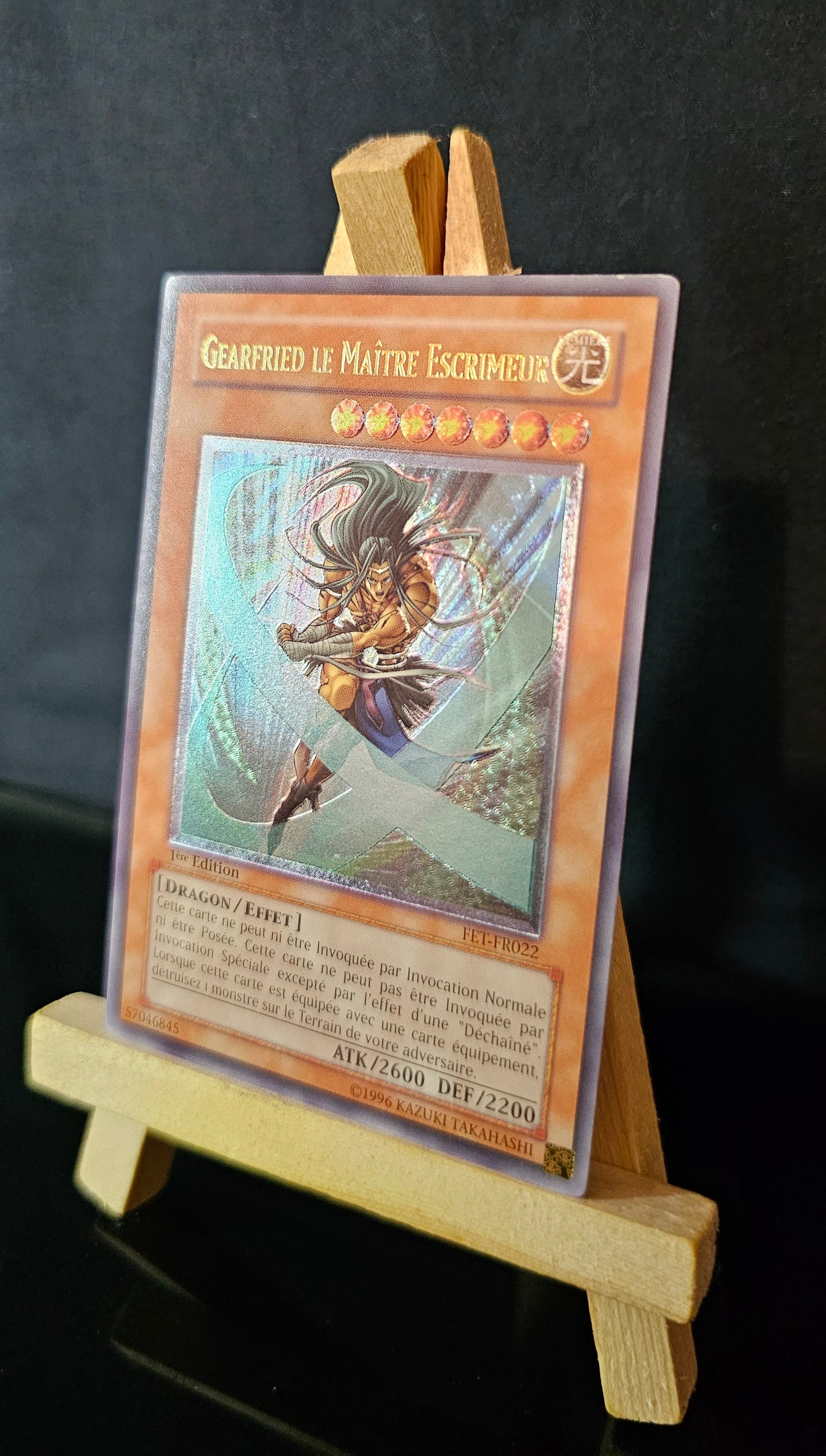 Yu-Gi-Oh! - Gearfried Le Maître Escrimeur - FET-FR022 - FR - 1ère Edition