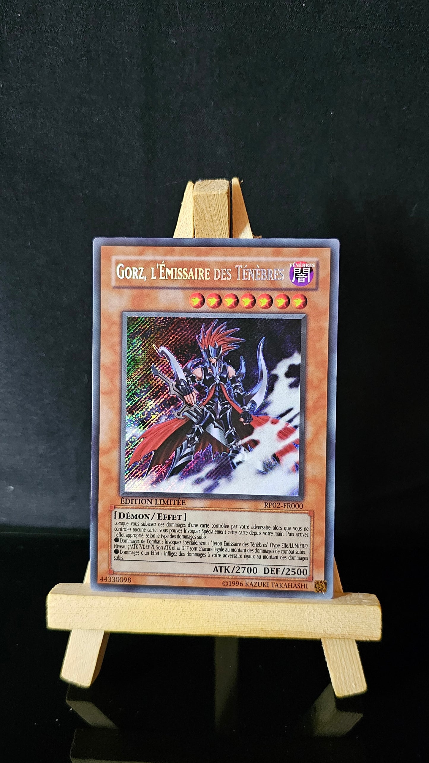 Yu-Gi-Oh! - Gorz, L'Emissaire Des Ténèbres - RP02-FR000 - Edition Limitée