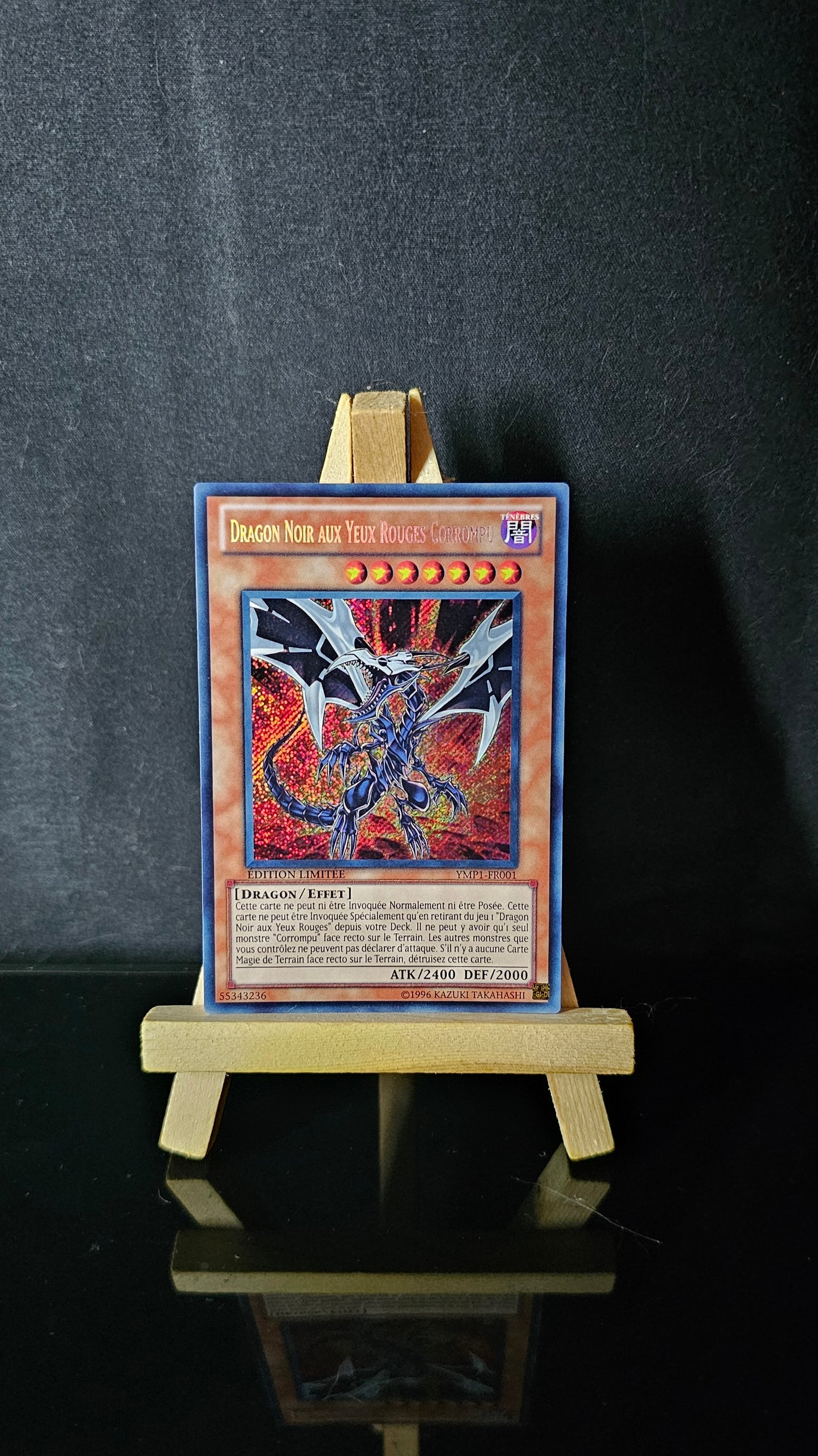 Yu-Gi-Oh! - Dragon Noir Aux Yeux Rouges Corrompu - YMP1-FR001 - EDITION LIMITEE