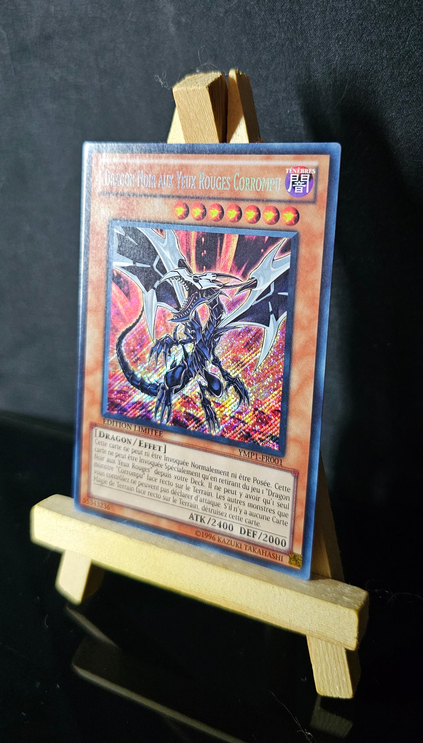 Yu-Gi-Oh! - Dragon Noir Aux Yeux Rouges Corrompu - YMP1-FR001 - EDITION LIMITEE