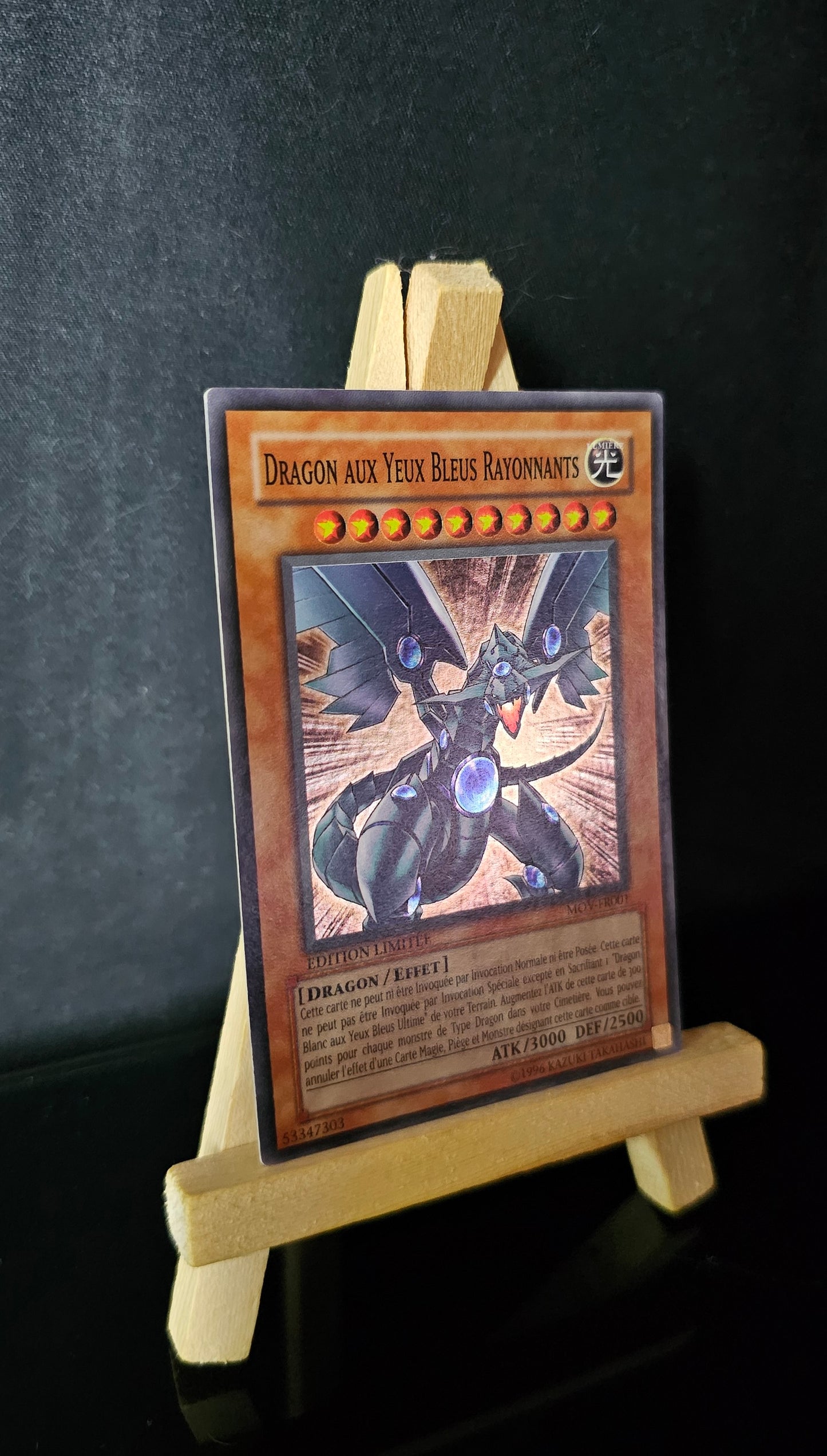 Yu-Gi-Oh! - Dragon Aux Yeux Rayonnants - MOV-FR001 - EDITION LIMITEE