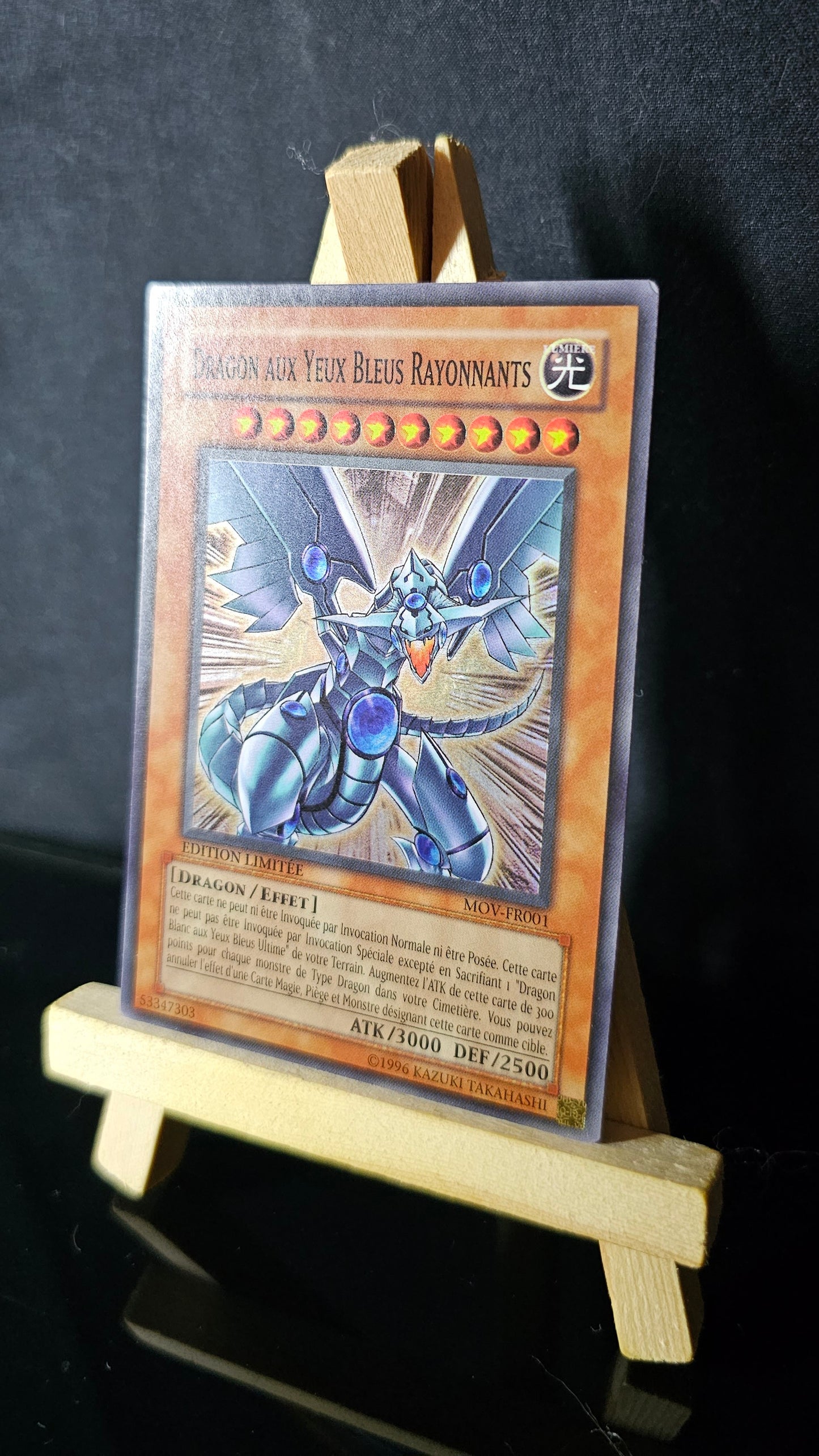 Yu-Gi-Oh! - Dragon Aux Yeux Rayonnants - MOV-FR001 - EDITION LIMITEE