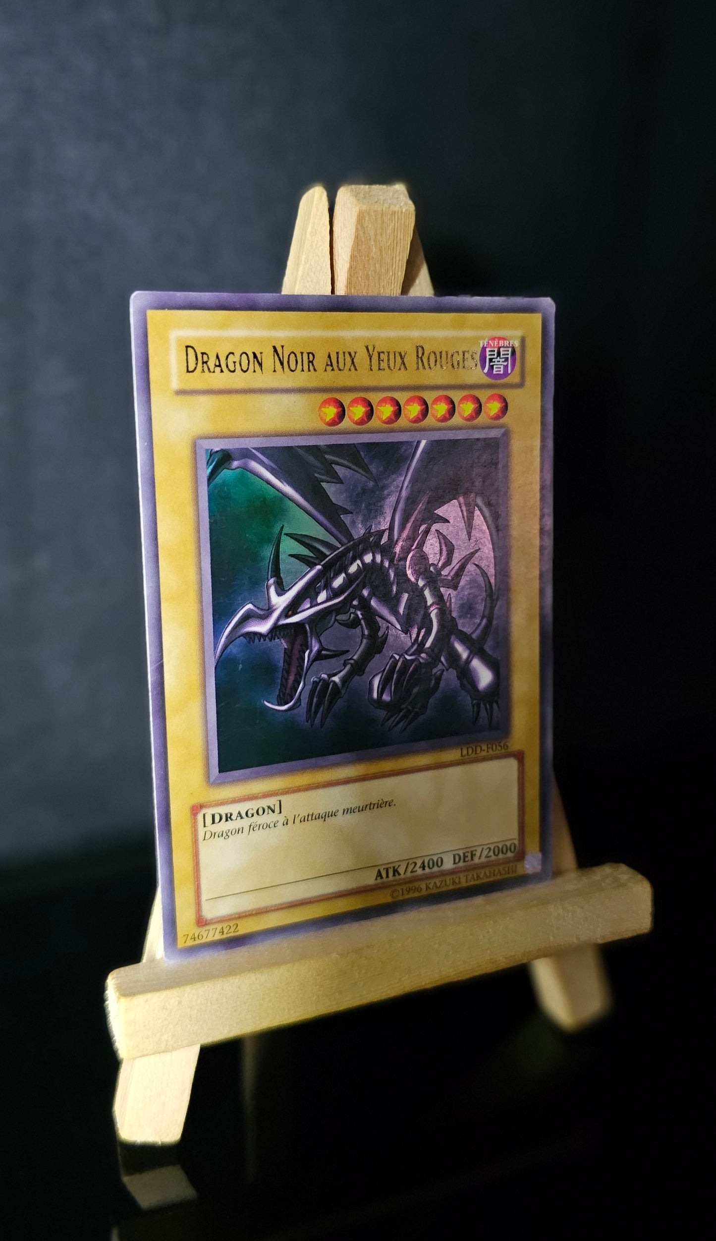 Yu-Gi-Oh! - Dragon Noir Aux Yeux Rouges - LDD-F056