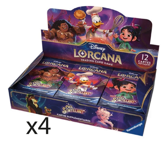 DISNEY Lorcana - La Case scellée de 4 Displays Chapitre 5 - FR