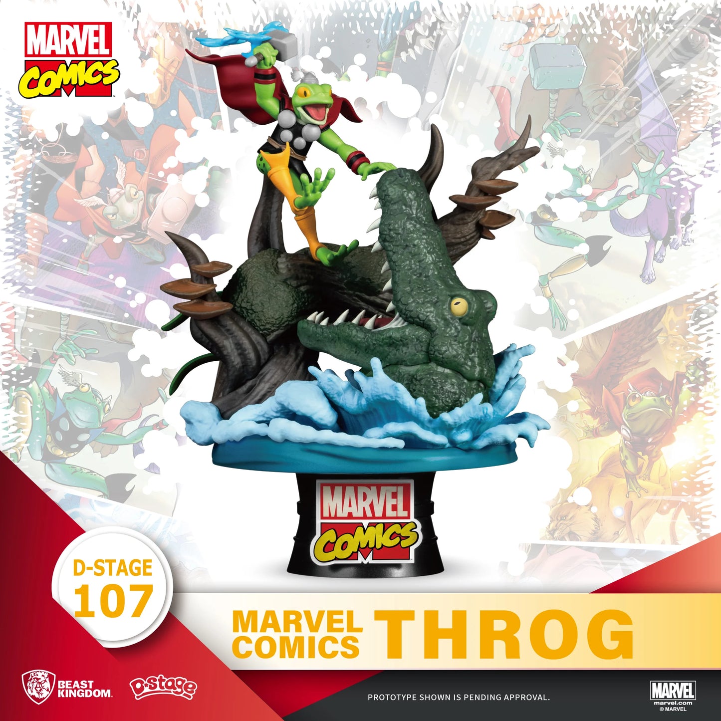 Marvel Comics - Throg - Diorama Stage