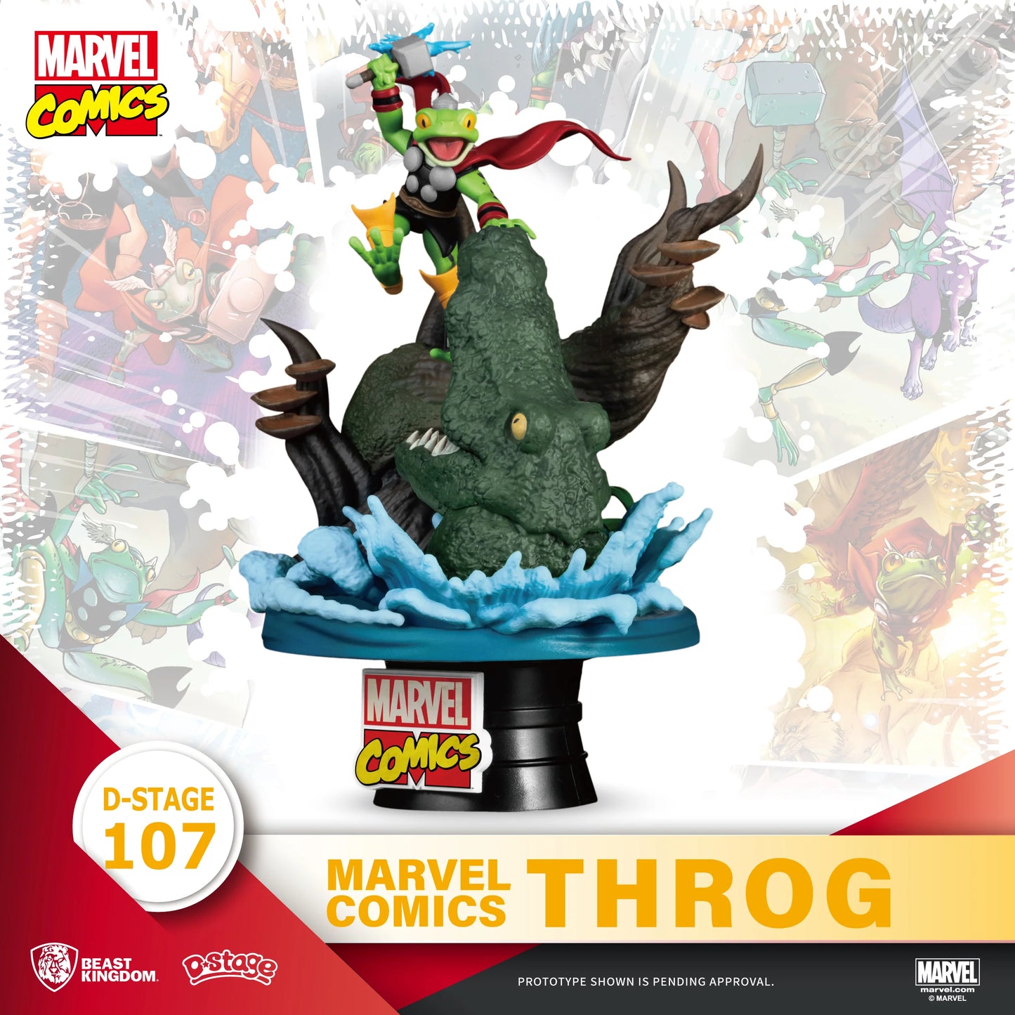 Marvel Comics - Throg - Diorama Stage