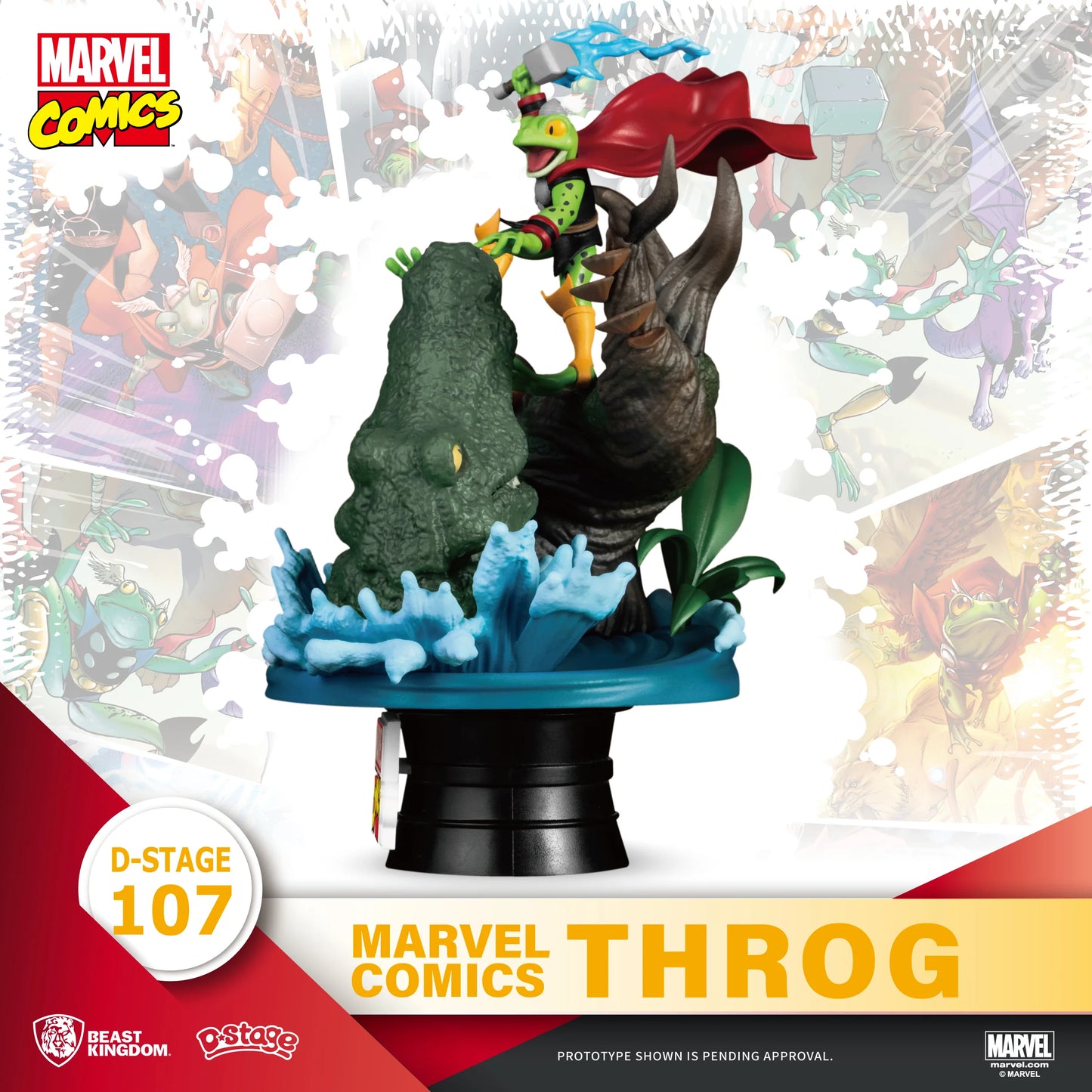 Marvel Comics - Throg - Diorama Stage