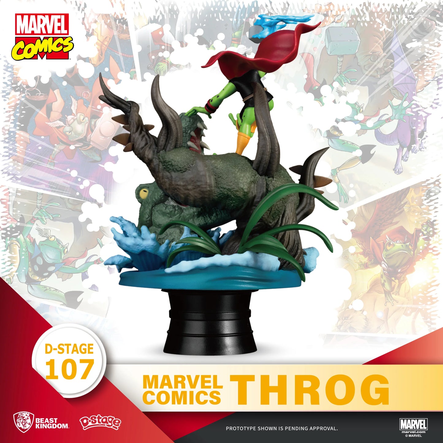 Marvel Comics - Throg - Diorama Stage