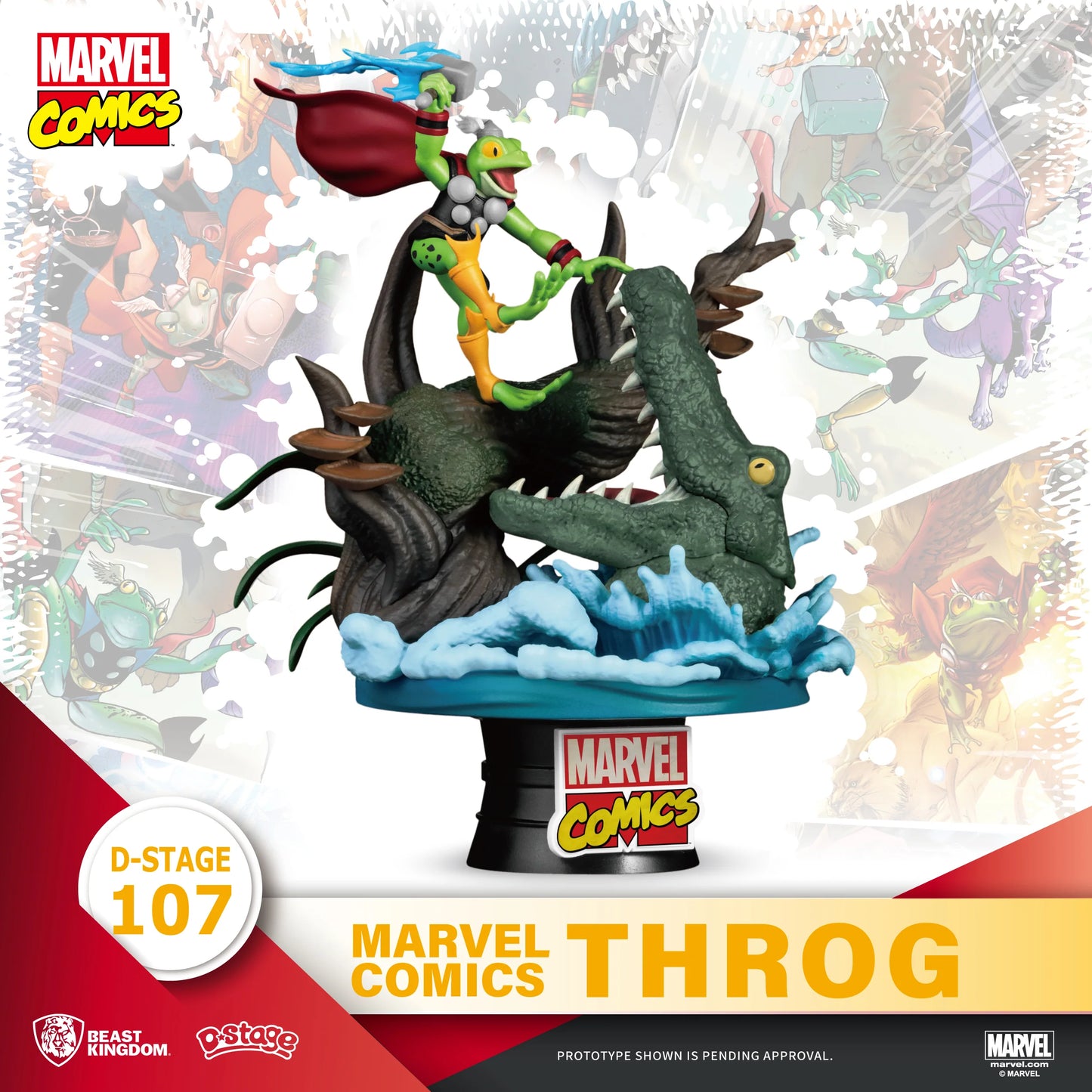 Marvel Comics - Throg - Diorama Stage