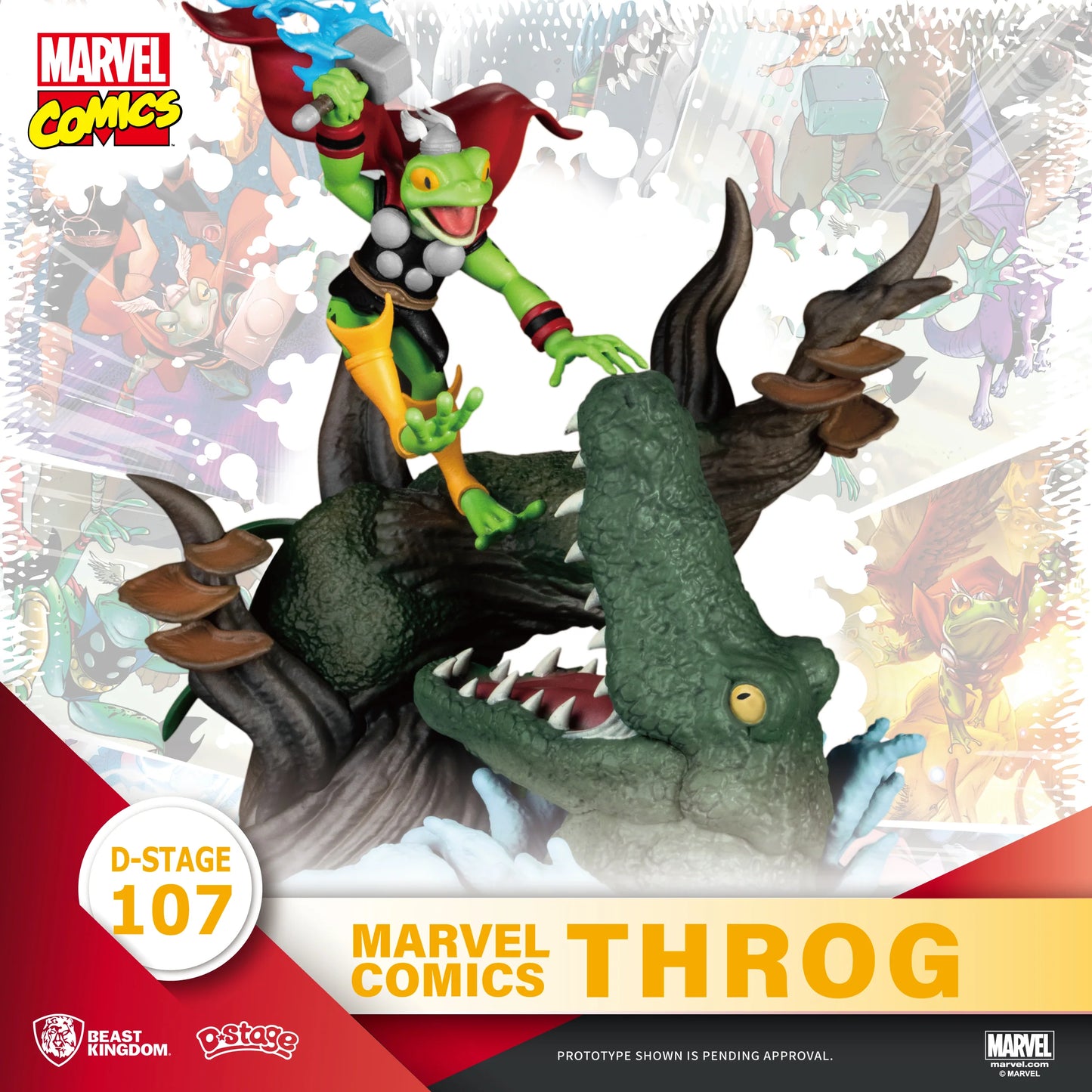 Marvel Comics - Throg - Diorama Stage