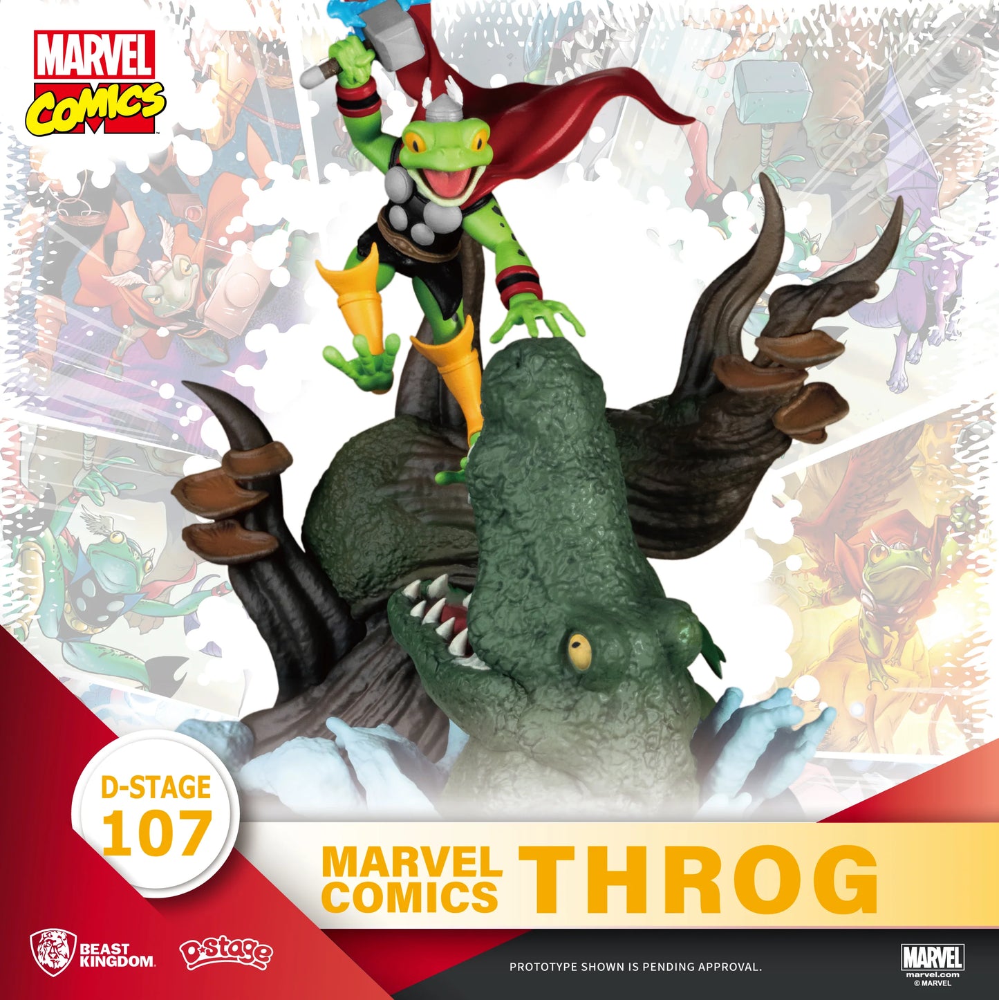 Marvel Comics - Throg - Diorama Stage