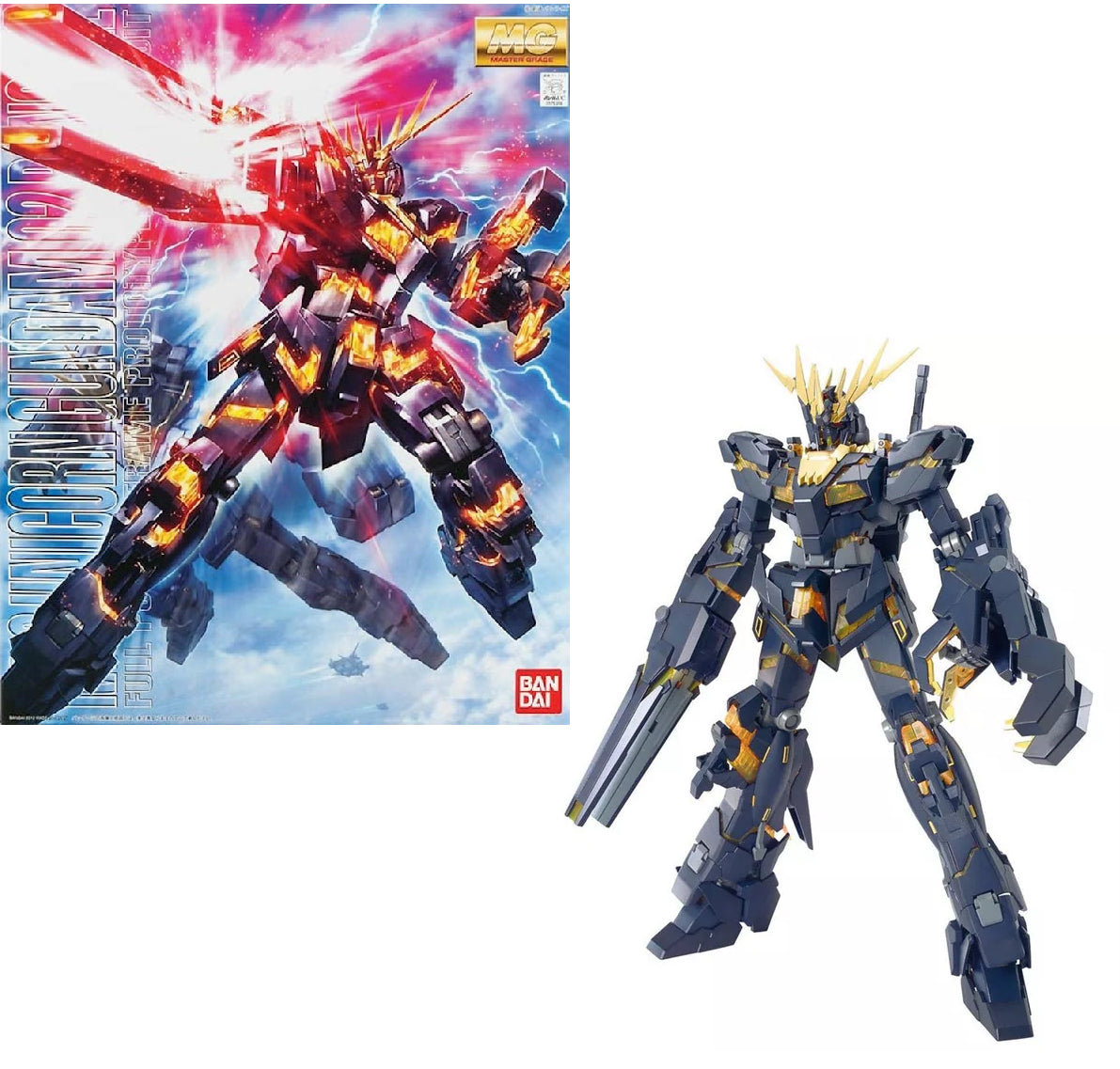 GUNDAM - Model Kit - MG 1/100 - Unicorn Gundam 2 Banshee