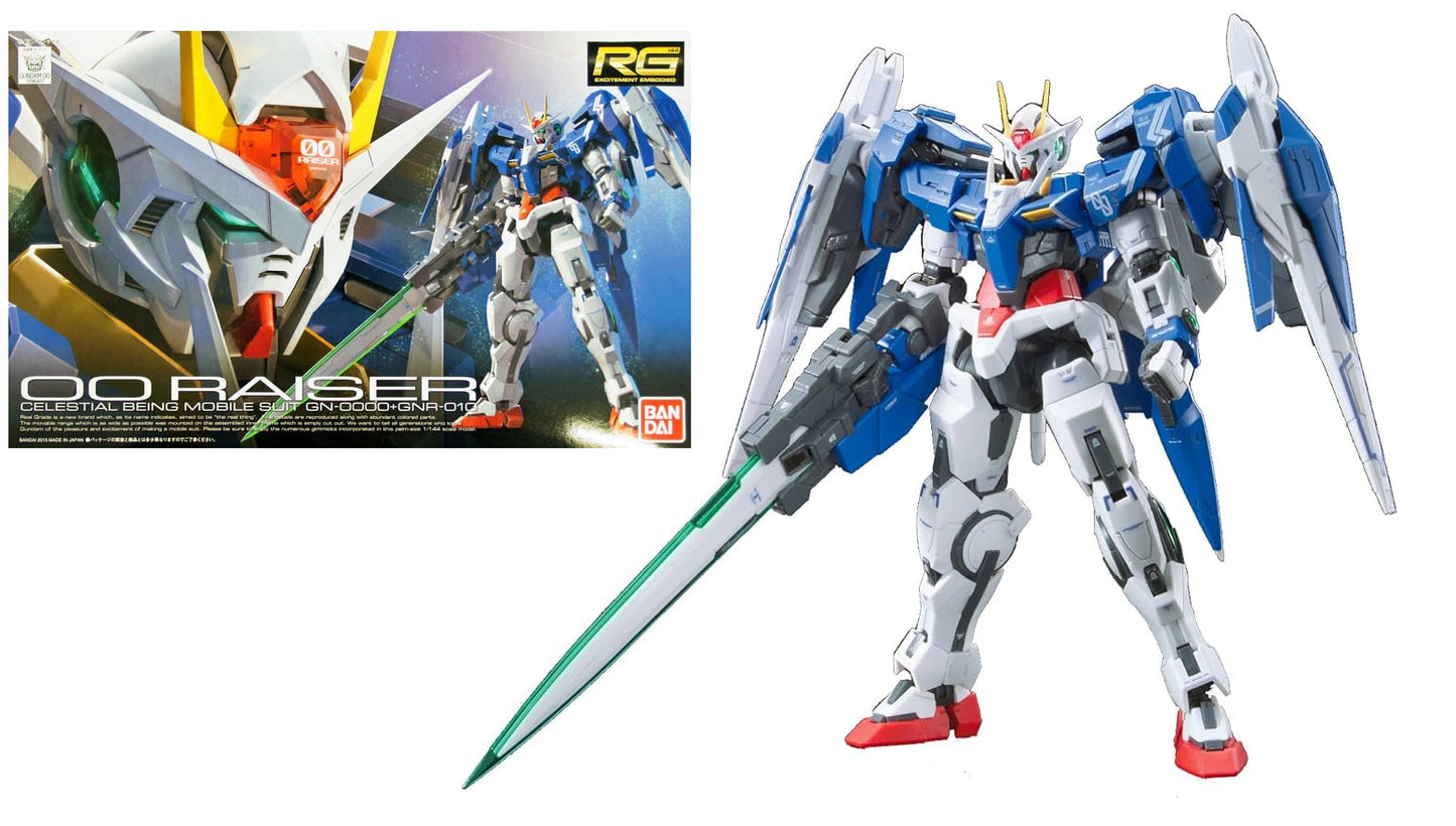 GUNDAM - Model Kit - Real Grade - GN-0000+GNR-010 OO Raiser - 1/144