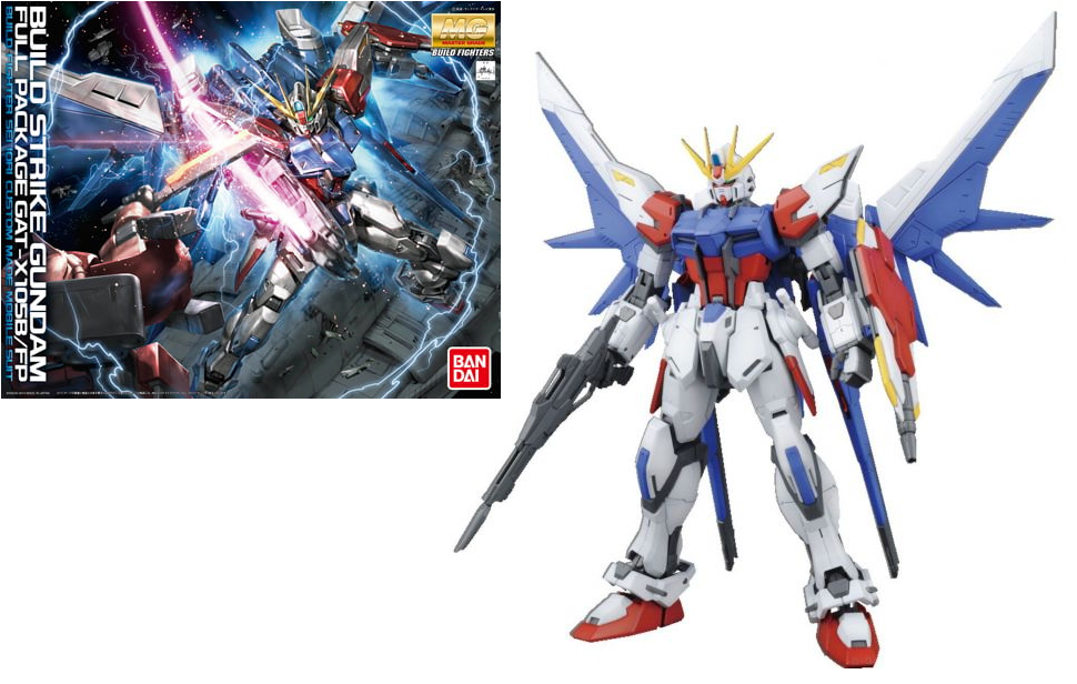 GUNDAM Build Fighters - MG 1/100 - Strike Gundam Full Pack - Model Kit