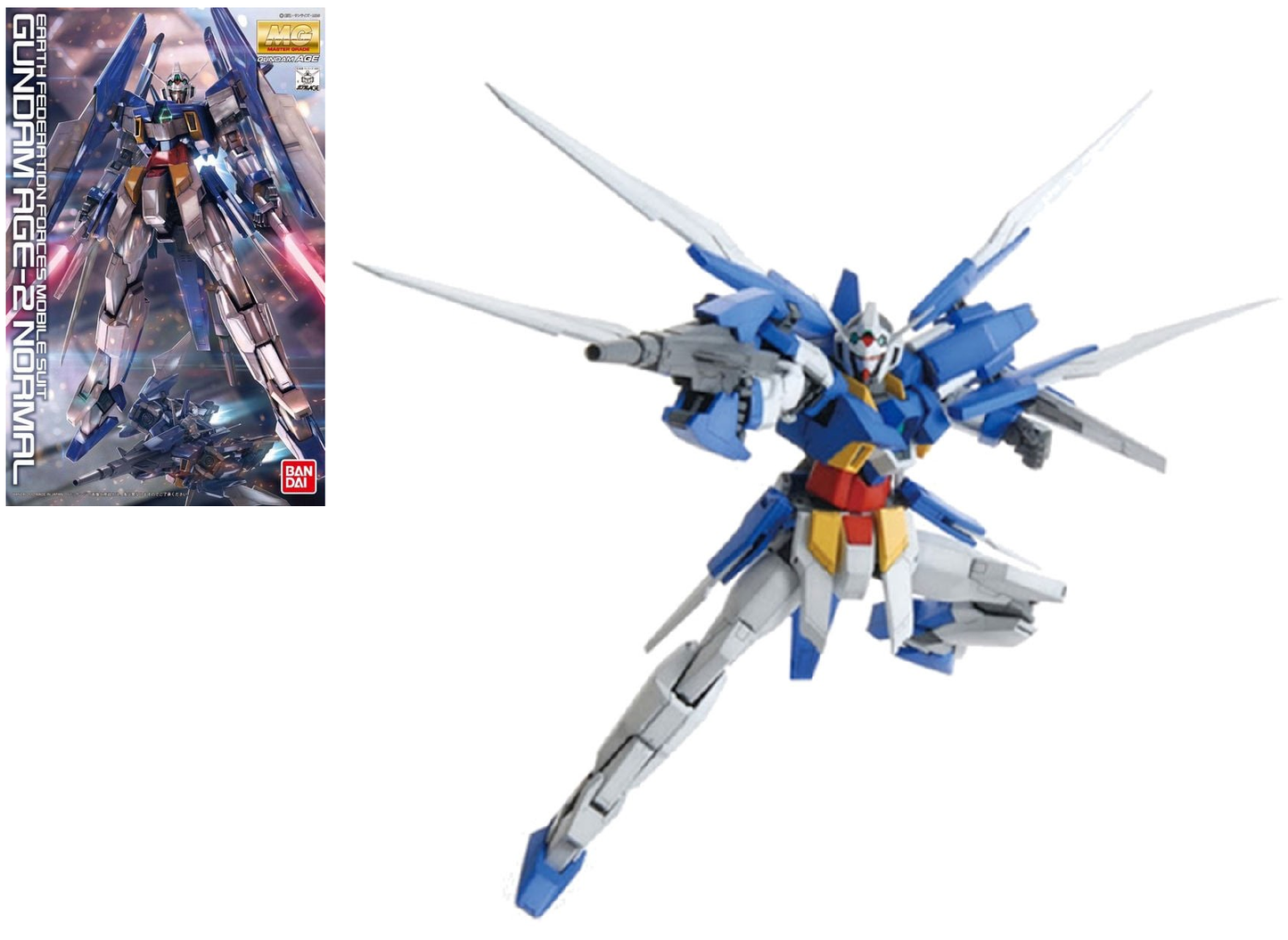 GUNDAM - Model Kit - MG 1/100 - AGE-2 Normal