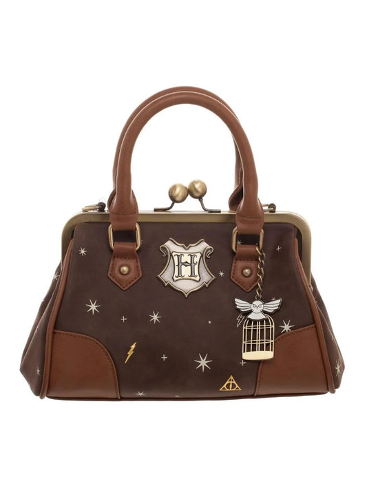 HARRY POTTER - Kiss Lock - Sac à Main Besace avec Charmes