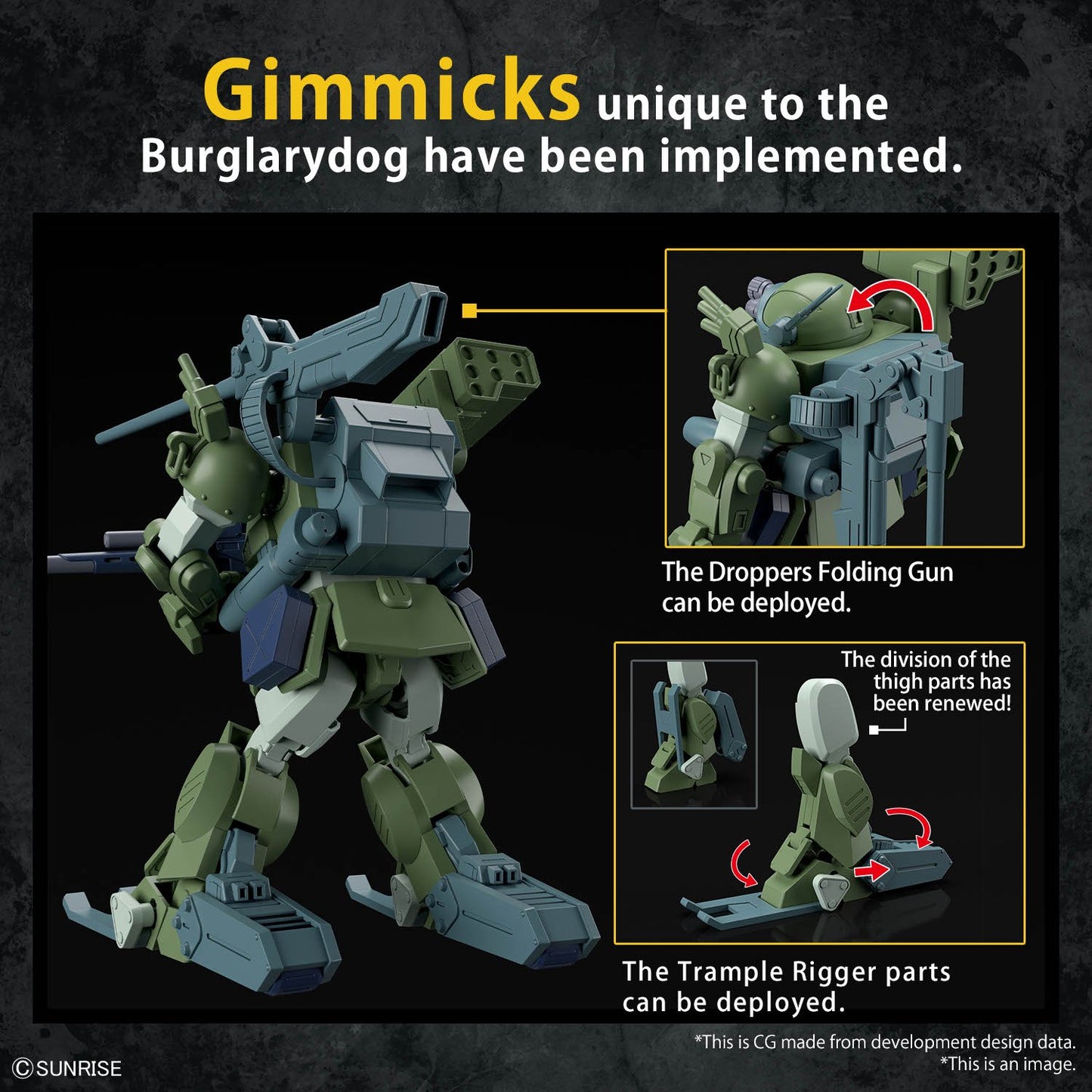 VOTOMS - HG Burglarydog - Model Kit