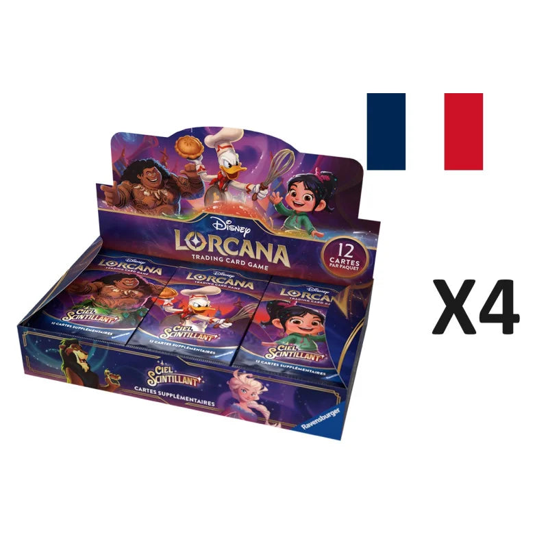 DISNEY Lorcana - La Case scellée de 4 Displays Chapitre 5 - FR